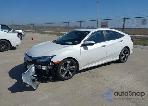 2017 Honda Civic Touring из США, поврежденный, VIN 19XFC1F99HE030484